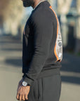 Sweat-shirt noir Underground Khryzmaparise, style décontracté – vue 5