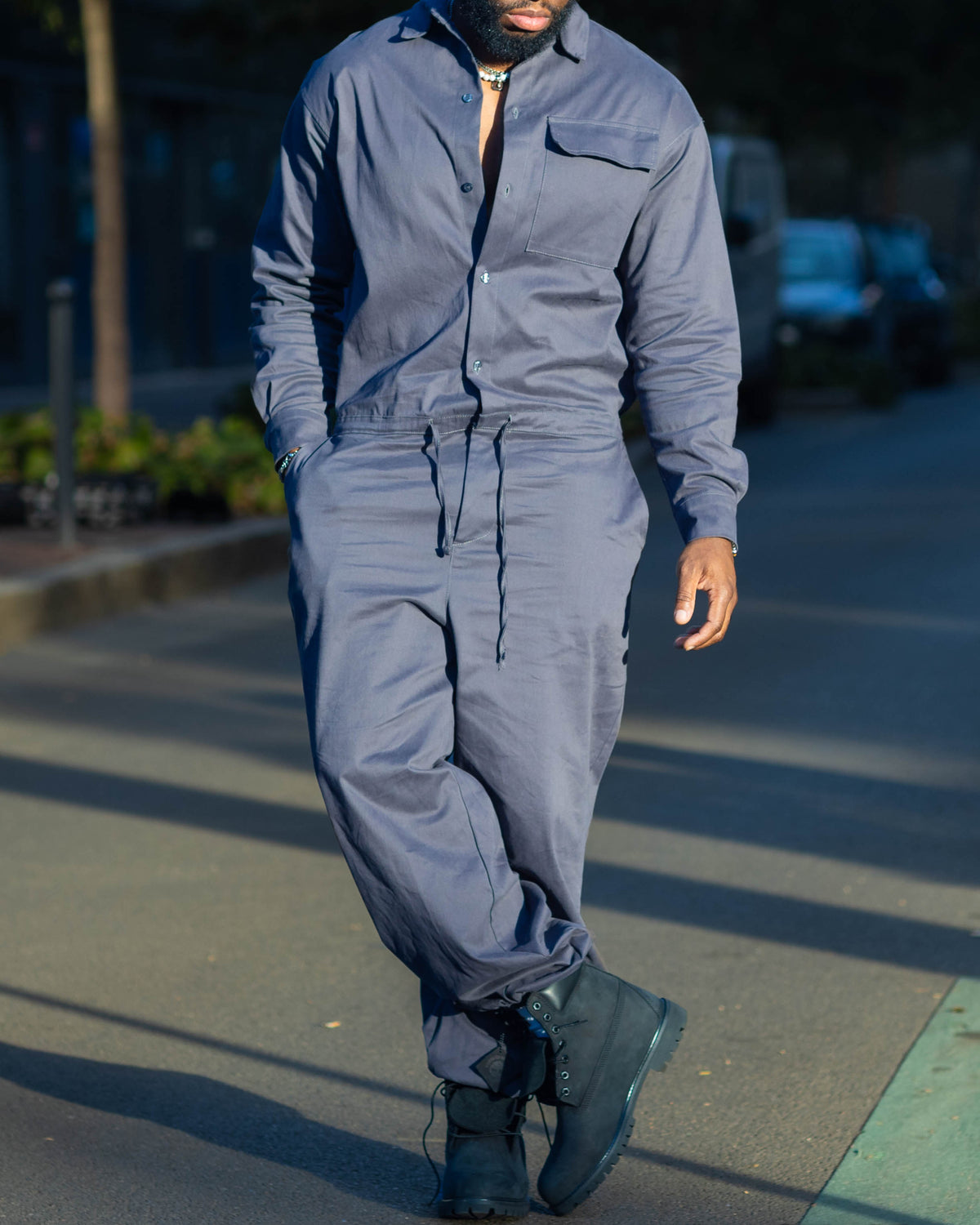 Combinaison oversize grise NUTOR – photo 6 sur 8