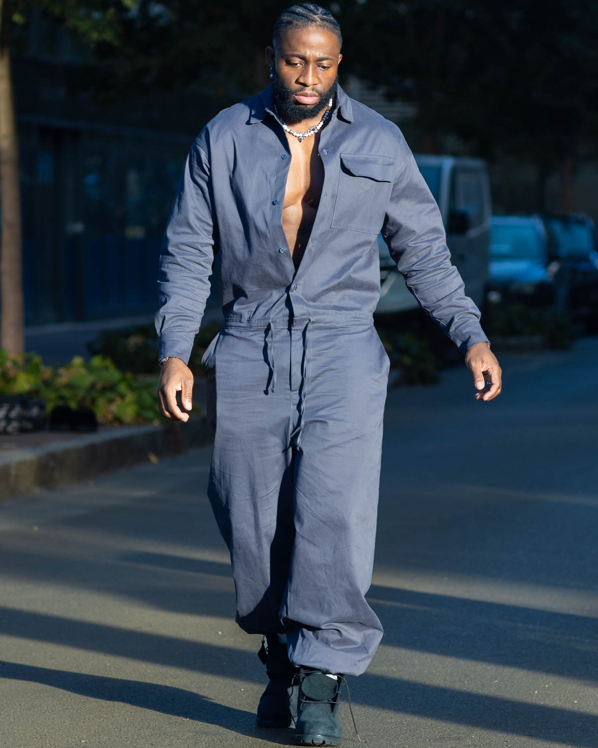 Combinaison oversize grise NUTOR – photo 3 sur 8